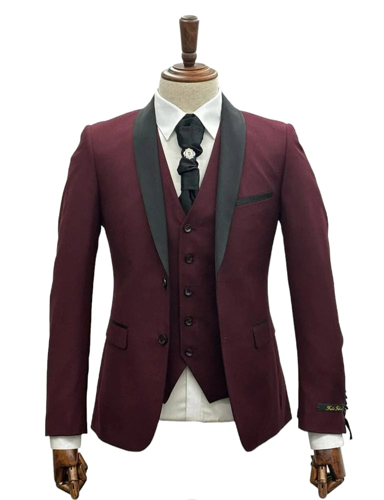 FF2SSX+V-1230 Burgundy/Black