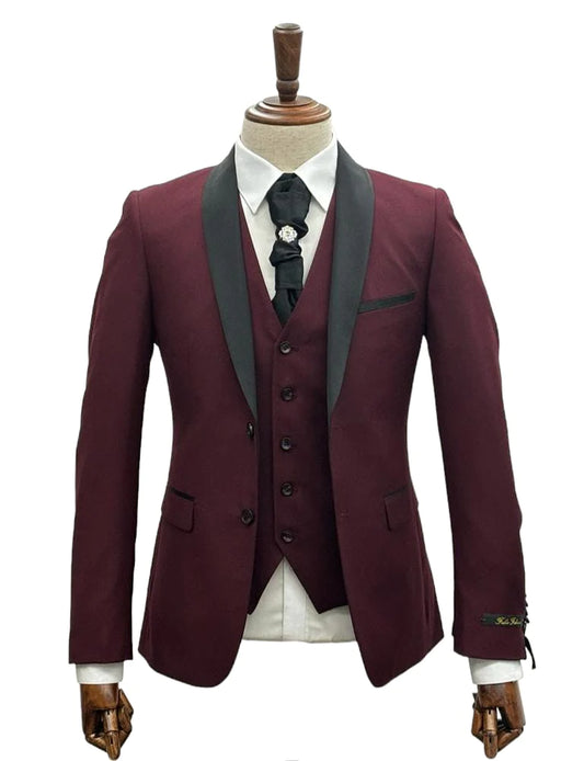 FF2SSX+V-1230 Burgundy/Black